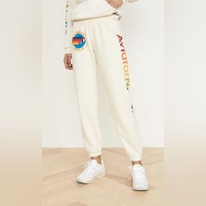 Aviator Nation Aspen sweatpants- vintage white